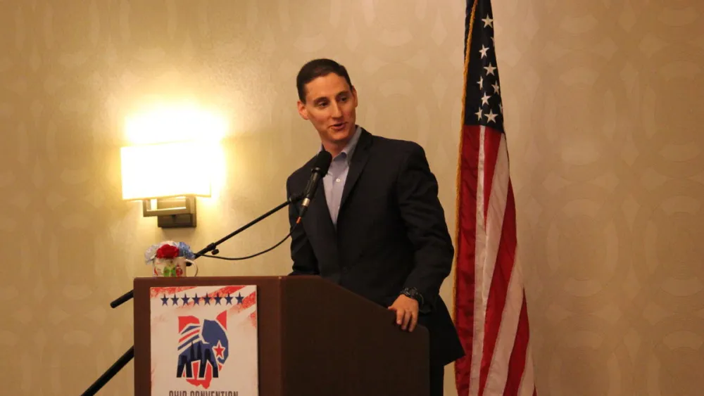 Ohio Treasurer Josh Mandel. Credit: Cleveland Jewish News/Michael C. Butz.