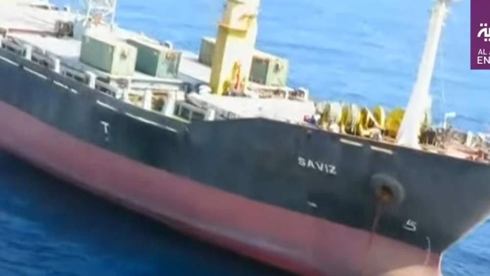 The Iranian-flagged vessel MV Saviz, 2018. Source: Screenshot.