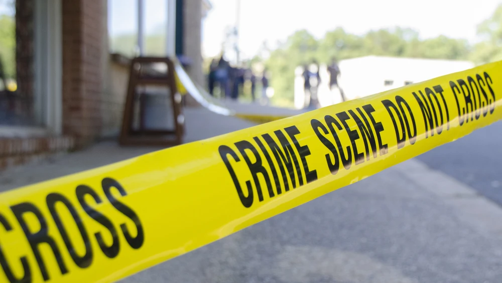 Crime scene police tape