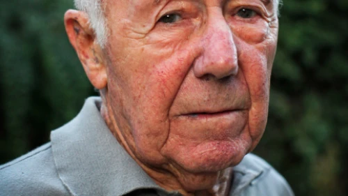 Simcha Rotem (Kazik Ratajzer) in Jerusalem on July 23, 2011. Photo by Flash90.