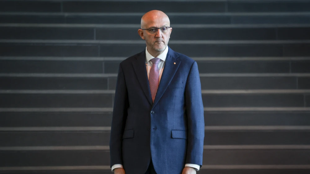Director-General of the Australian Security Intelligence Organisation (ASIO) Mike Burgess poses for a photograph at the ASIO headquarters in Canberra on June 24, 2026. Photo by David Gray/AFP via Getty Images.