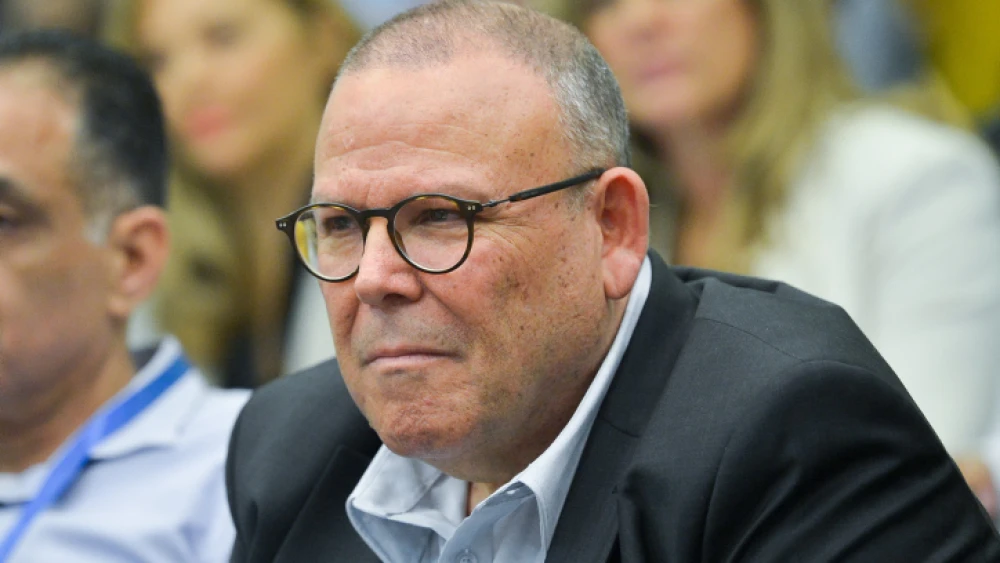 Histadrut chairman Arnon Bar-David attends a conference at the Histadrut building in Tel Aviv on March 27, 2019. Photo by Flash90.