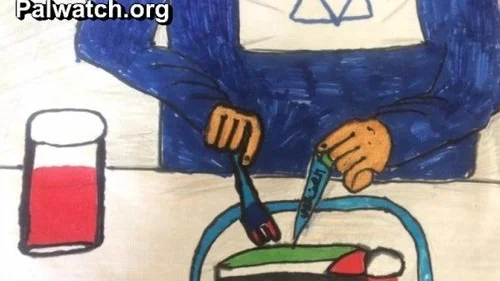 An anti-Semitic drawing posted by the Palestinian Fatah political party on its Facebook page. Columnist Stephen M. Flatow last year accused Ira Forman, the State Department’s Special Envoy to Monitor and Combat Anti-Semitism, of failing to confront Palestinian anti-Semitism. Credit: Palestinian Media Watch.