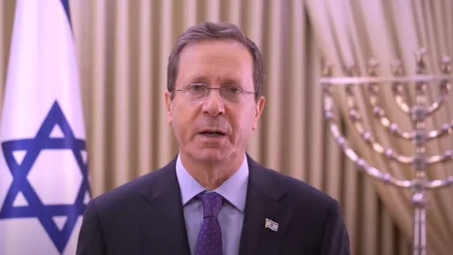Israeli President Isaac Herzog sends New Year's greetings to Diaspora Jewry, Sept. 2, 2012. Credit: GPO.