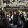 A Women of the Wall prayer service at the Western Wall in Jerusalem Dec. 1, 2016. Credit: Hadas Parush/Flash90.
