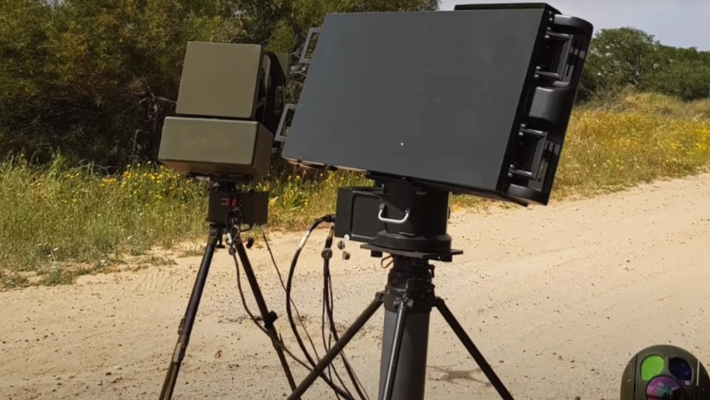 Israel Aerospace Industries drone guard system. Source: Screenshot.