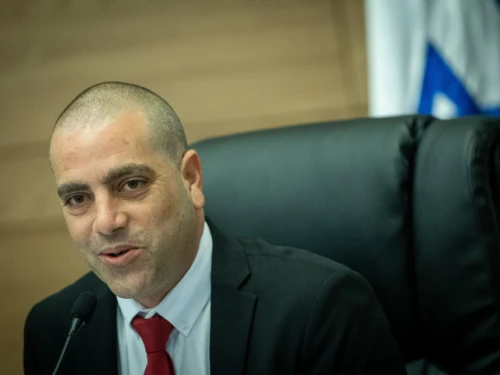 Ofir Katz, chairman of the Special Committee on Amendments to Basic Law: The Government, leads a committee meeting at the Knesset in Jerusalem, March 19, 2023. Photo by Yonatan Sindel/Flash90.