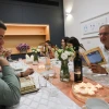 A Passover seder in Mishmar David, April 15, 2022. Photo by Nati Shohat/Flash90.