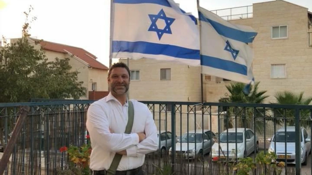 Ari Fuld at his home in Efrat. Credit: Courtesy of Yishai Fleisher.