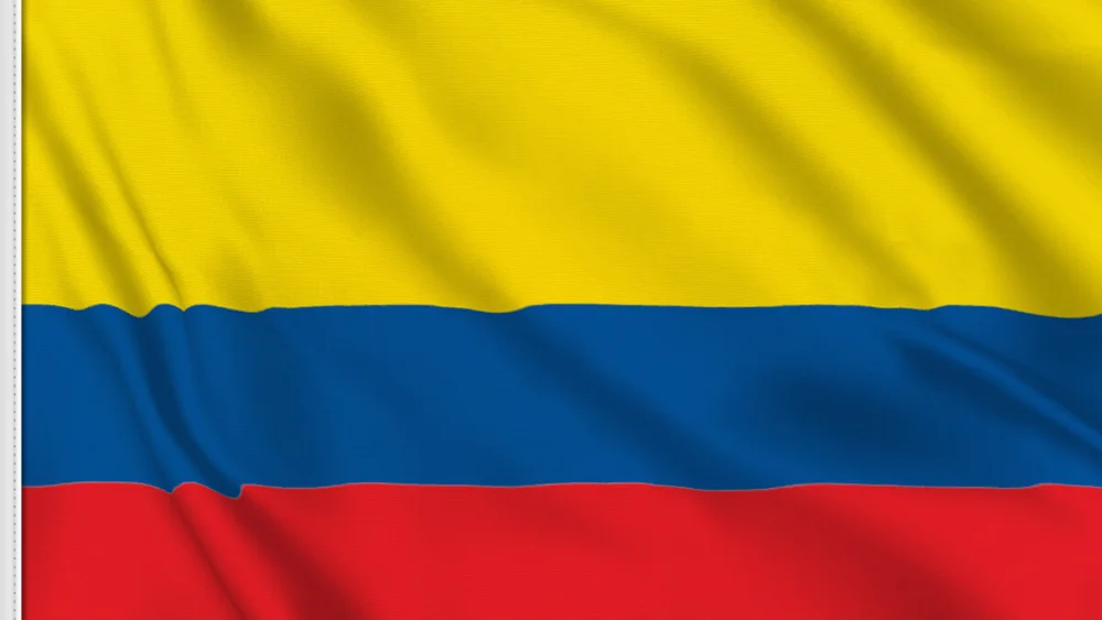 Flag of Colombia. Source: Screenshot.
