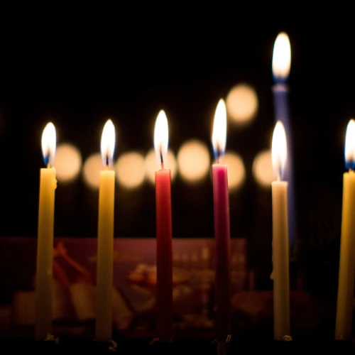 Chanukah Menorah in Jerusalem