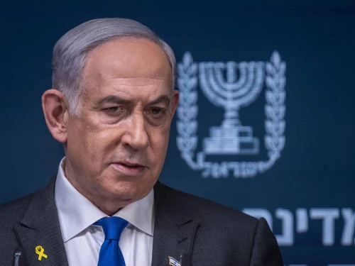 Israeli Prime Minister Benjamin Netanyahu speaks during a press conference in Jerusalem on Sept. 2, 2024. Photo by Chaim Goldberg/Flash90.