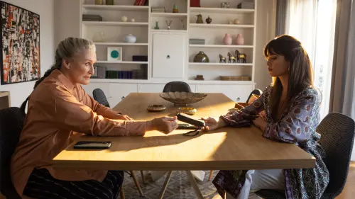 Glenn Close and Niv Sultan as Marjan and Tamar in “Tehran” on Apple TV+. Credit: Courtest of Apple TV+.