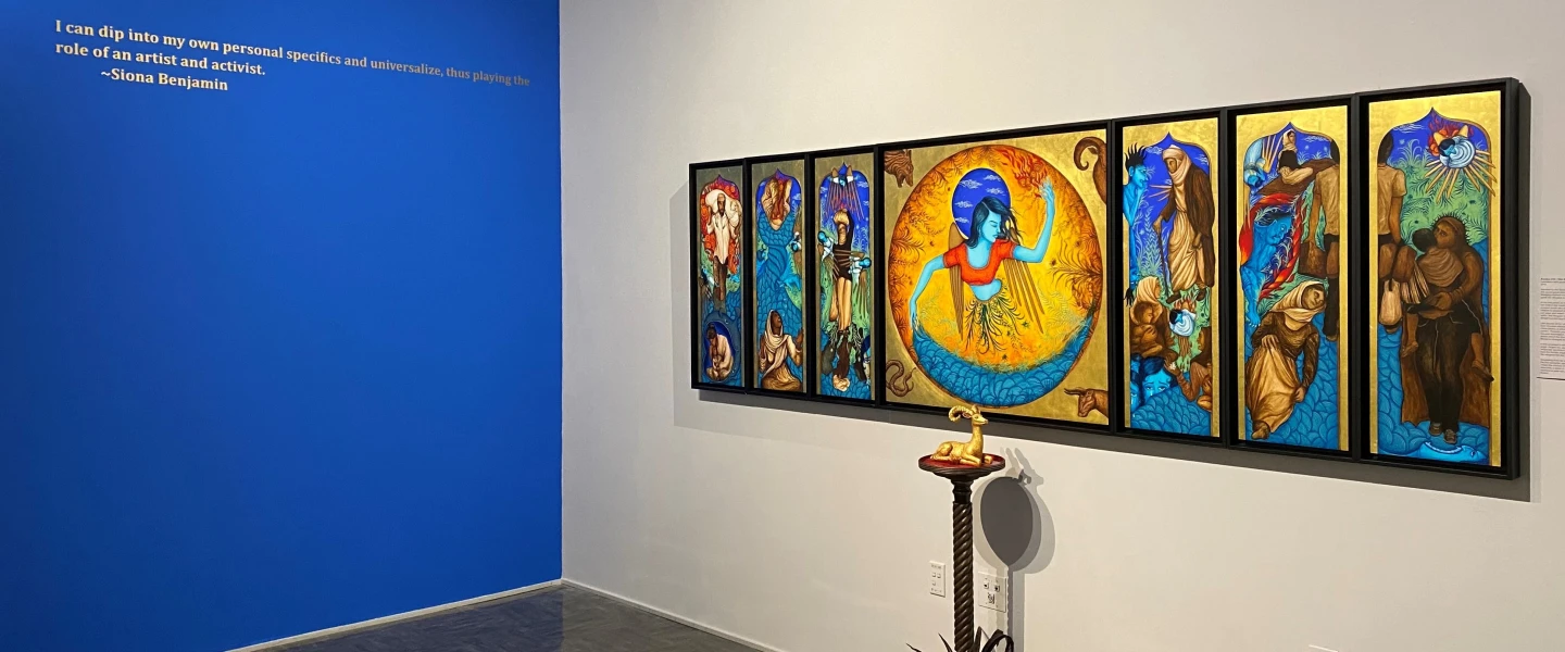 Art by Siona Benjamin. Courtesy: Cleveland State University.