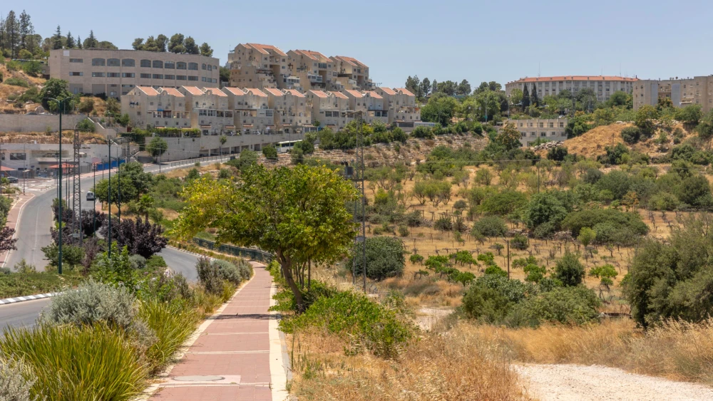 A view of the Jewish settlement of Kiryat Arba in Judea and Samaria, July 3, 2024. Photo by Yossi Aloni/Flash90.
