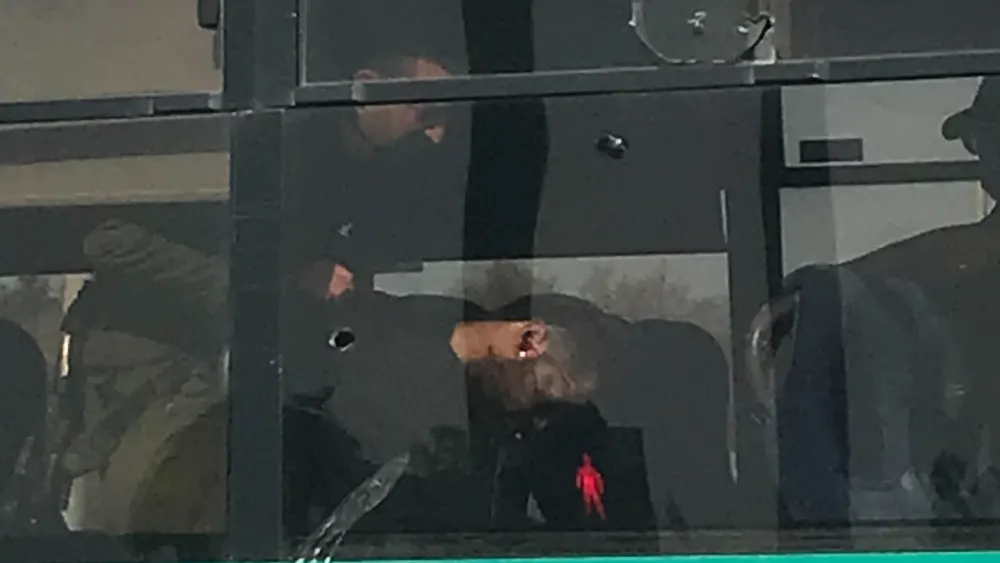 The terrorist (deceased) who attacked the passengers of Egged bus No. 364 on Route 60 near Efrat, March 31, 2022. Photo by Israel Kasnett.