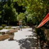 Police marking tape at Mount Herzl Military Cemetery, in Jerusalem, on June 30, 2023, where a letter threatening Israeli Prime Minister Benjamin Netanyahu found on the grave of his brother, Yoni Netanyahu earlier in the day. Photo by Flash90