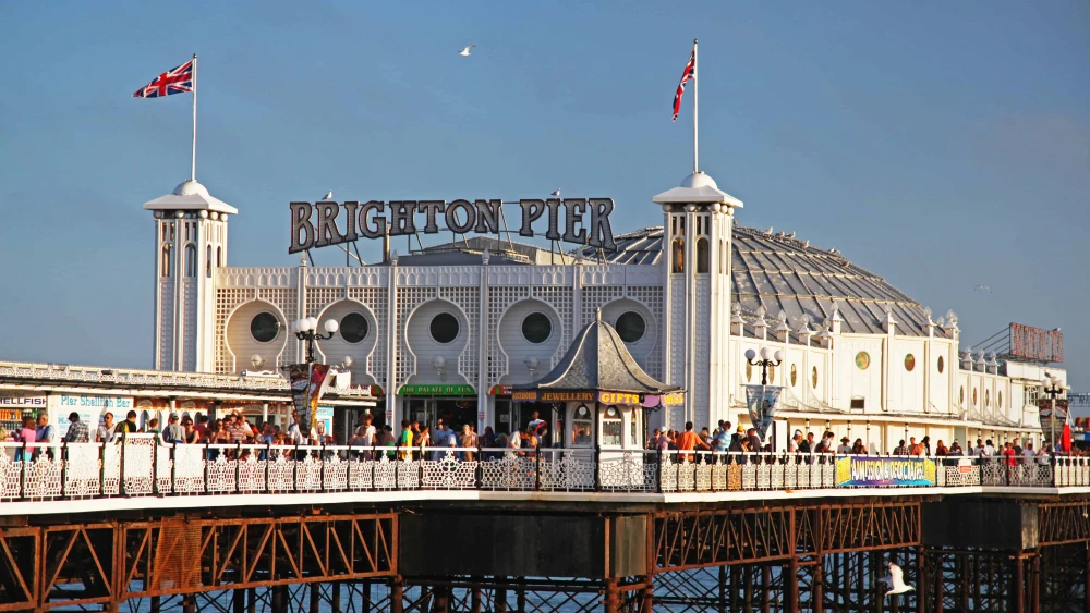 Brighton Pier on the English seaside, Aug. 18, 2012. Photo by Dan Breckwoldt/Shutterstock.