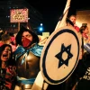 Israelis protest against Israeli Prime Minister Benjamin Netanyahu, near the Prime Minister's Residence in Jerusalem on March 13, 2021. Photo by Olivier Fitoussi/Flash90.