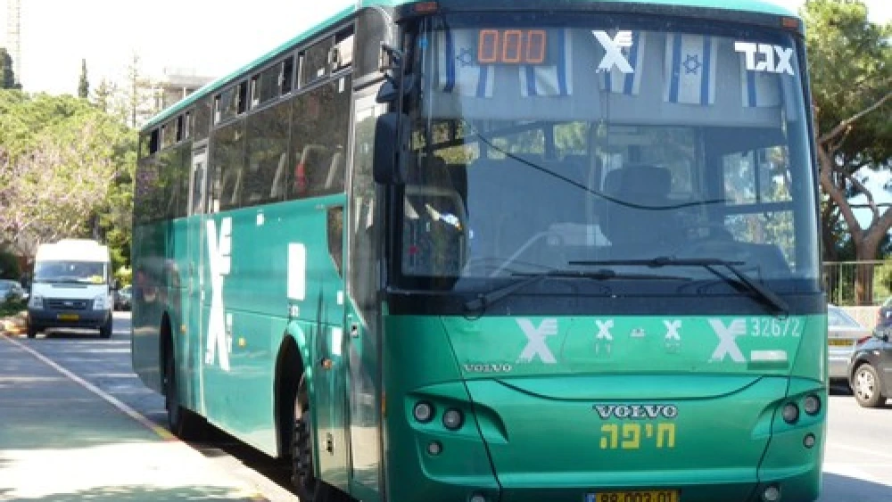An Israeli Egged bus. Credit: Grauesel via Wikimedia Commons.