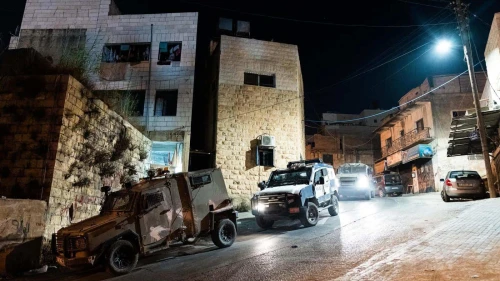 Israeli forces arrested 13 wanted terrorism suspects during overnight operations in Judea and Samaria. Credit: IDF.