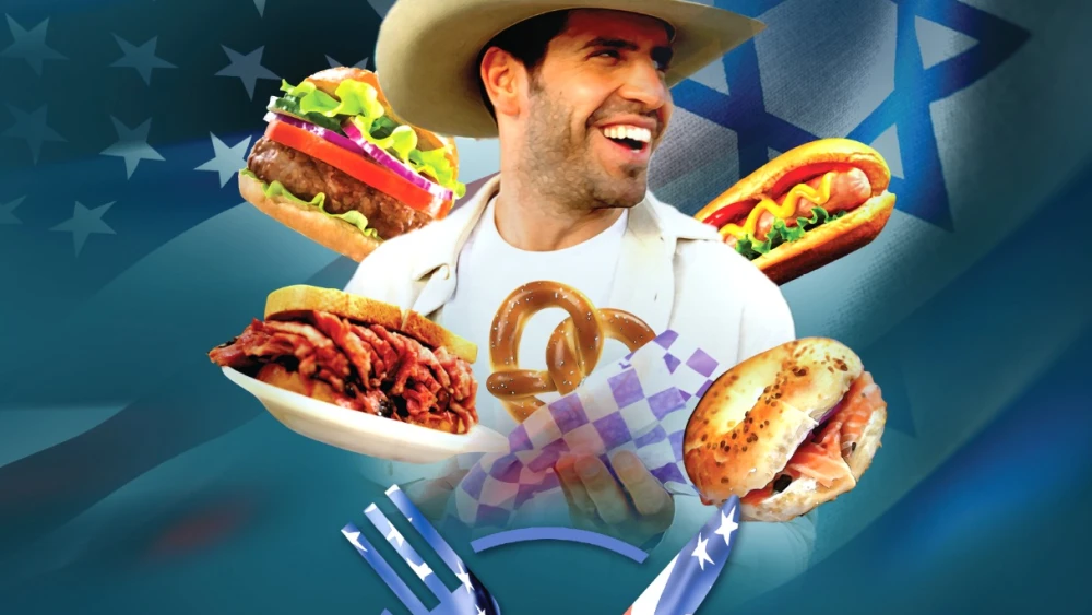 Israeli actor and comedian Ori Laizerouvich will take viewers on a journey of the broad diversity of American Jewry as part of a new “Jewish Foodie” series launched by the Ruderman Family Foundation. Credit: Courtesy.