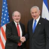Israeli Prime Minister Benjamin Netanyahu meets with U.S. Senator Jim Risch (R-Idaho), the ranking member of the Committee on Foreign Relations, in Jerusalem, Israel, Feb. 21, 2023. Credit: Amos Ben-Gershom/GPO.