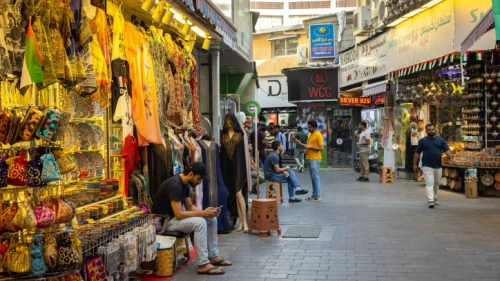 The market in Dubai, UAE, on Dec. 15, 2022. Photo by Nati Shohat/Flash90.