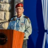 IDF Chief of Staff Lt. Gen. Aviv Kochavi speaks during a swearing-in ceremony for incoming head of IDF Central Command, Brig. Gen. Yehuda Fuchs, at the Central Command headquarters in Jerusalem on Aug. 11, 2021. Photo by Flash90.
