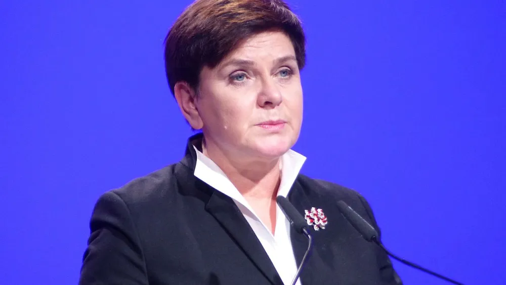 Former Polish Prime Minister Beata Szydlo. Credit: Wikimedia Commons.