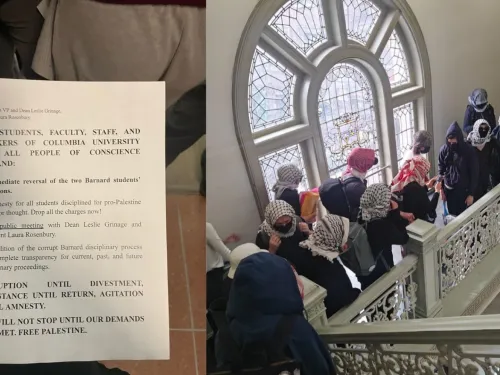 Barnard protesters