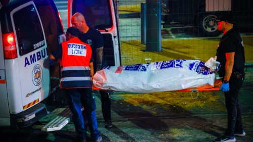 Israeli security and rescue forces at the scene of the terrorist attack at a synagogue in Jerusalem, Jan. 27, 2023. Photo by Olivier Fitoussi/Flash90.