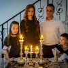 Illustration of a Jewish family lighting Shabbat candles on Feb. 17, 2017. Photo by Mendy Hechtman/Flash90.