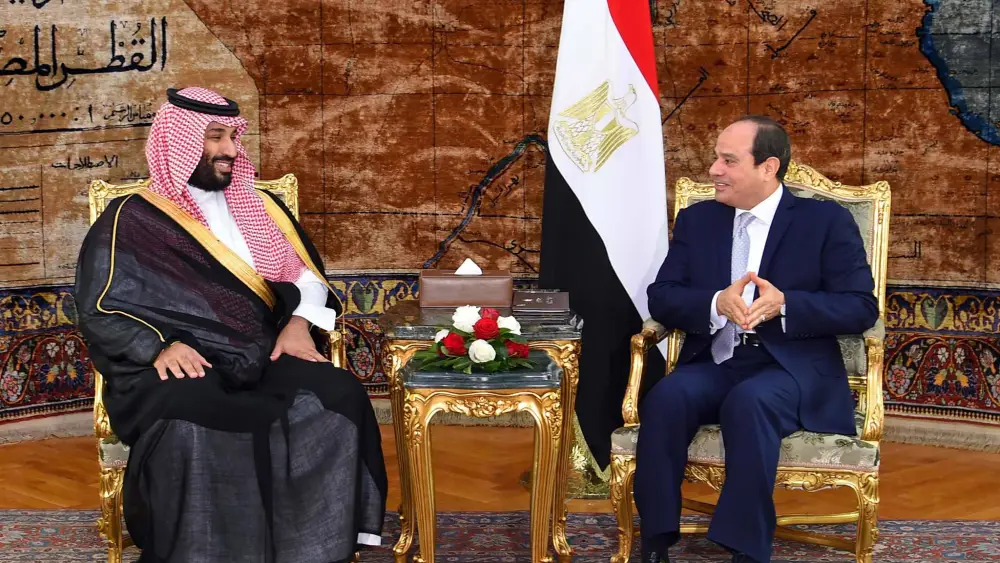 Saudi Crown Prince Mohammed bin Salman and Egyptian President Abdel Fattah el-Sisi in November 2018. Source: Spokesman of the Egyptian Presidency/Facebook.