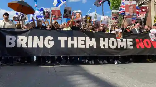 London Rally for Hostages