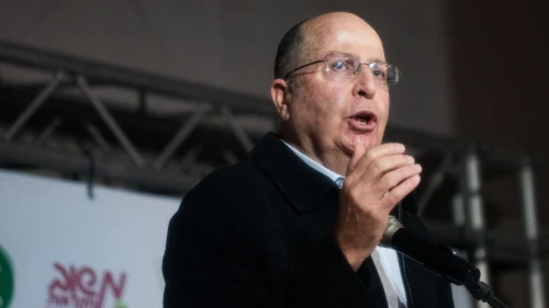 Former Israeli Minister of Defense Moshe Ya’alon speaks at an event in Jerusalem on Dec. 27, 2018. Credit: Yonatan Sindel/Flash90.