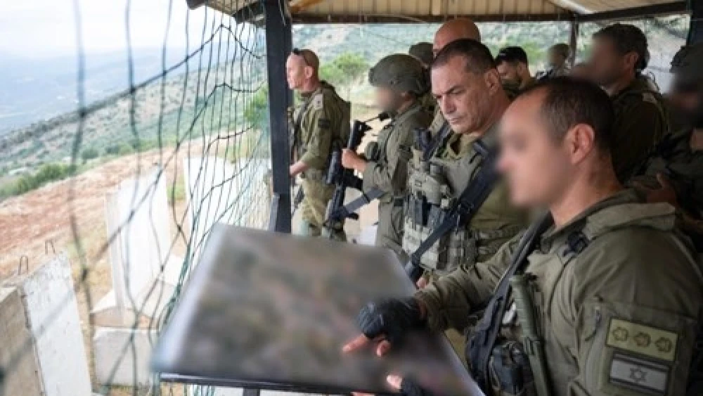 Israel Defense Forces Chief of Staff Lt. Gen. Eyal Zamir visits troops in the Mount Dov area of Southern Lebanon, May 29, 2026. Credit: IDF