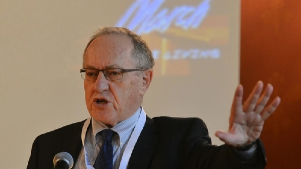 Alan Dershowitz (pictured) has endorsed and signed The Jewish Future Promise. Photo by Yossi Zeliger.