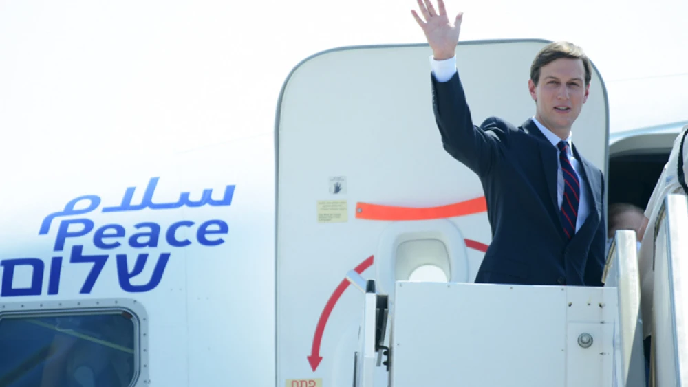 U.S. Presidential Adviser Jared Kushner seen ahead of his departure with US-Israeli delegation from Tel Aviv to Abu Dhabi, at the Ben-Gurion Airport near Tel Aviv, August 31, 2020. Photo by Tomer Neuberg/Flash90