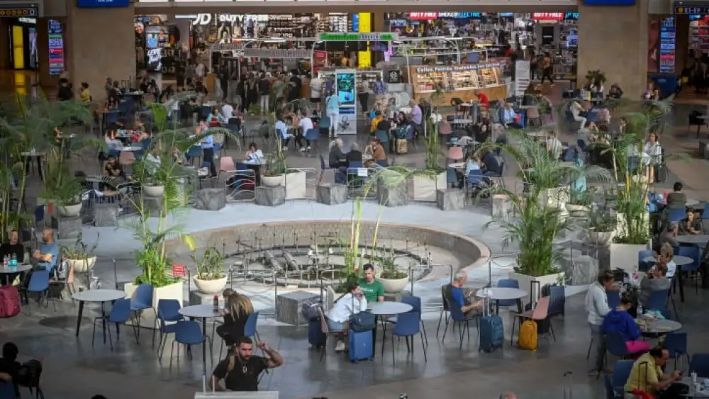 Ben Gurion International airport near Tel Aviv on Aug. 29, 2023. Photo by Arie Leib Abrams/Flash90.