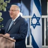 Israeli President Reuven Rivlin speaks at a welcome ceremony for diplomats in Israel for Israel's 69th Independence Day, at the President's residence in Jerusalem, May 2, 2017. Photo by Yonatan Sindel/Flash90