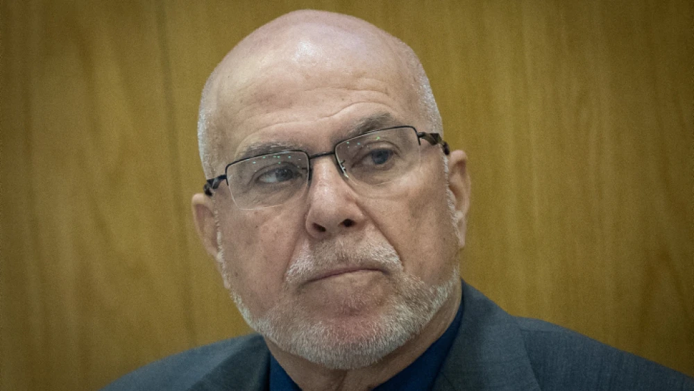 MK Zvika Fogel leads a National Security Committee meeting at the Knesset in Jerusalem, Feb. 27, 2023. Photo by Yonatan Sindel/Flash90.