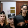 WNBA star Brittney Griner in a Russian court. Source: Twitter,
