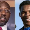 Democratic incumbent Raphael Warnock (left) and Republican challenger Herschel Walker (right). Source: YouTube.