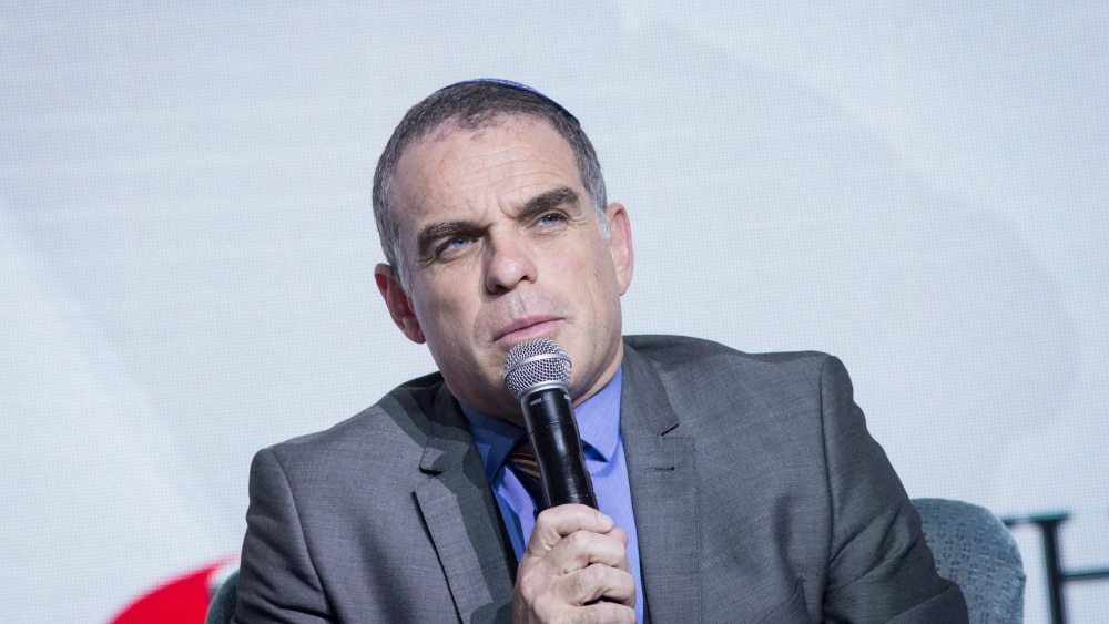Head of the Efrat Regional Council Oded Revivi speaks at “The Jerusalem Post” Diplomatic Conference at Waldorf Astoria Hotel in Jerusalem on Nov. 21, 2018. Credit: Miriam Alster /Flash90.