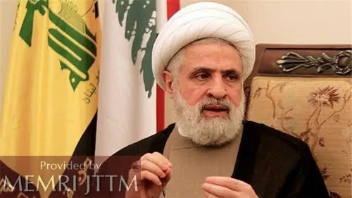 Naim Qassem, Hezbollah deputy secretary-general. Source: MEMRI.
