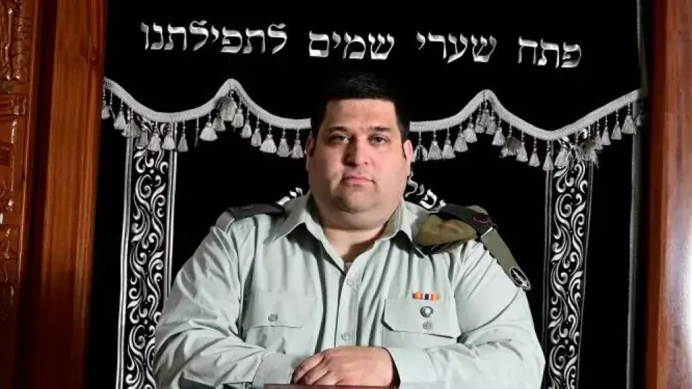 IDF Cantor Maj. (res.) Daniel Colthof. Photo by Yossi Zeliger.