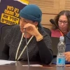 Shlomit Kalmanson, whose husband, Elchanan died rescuing people from Kibbutz Be'eri on Oct. 7, speaks to the Knesset House Committee, Dec. 26, 2024. Source: Screenshot.