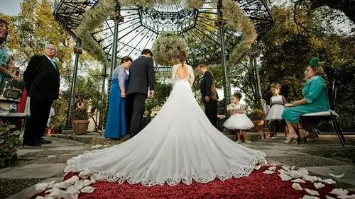 A Berta Bridal dress. Credit: Berta Bridal via Facebook.