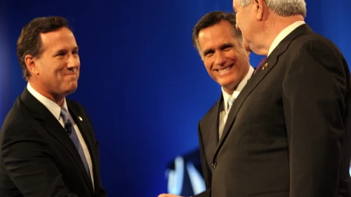 As Mitt Romney, Newt Gingrich and Rick Santorum gear up for Super Tuesday, analysts weigh in on which candidate has the best shot with Jewish voters. Credit: EPA/Roy Dabner.